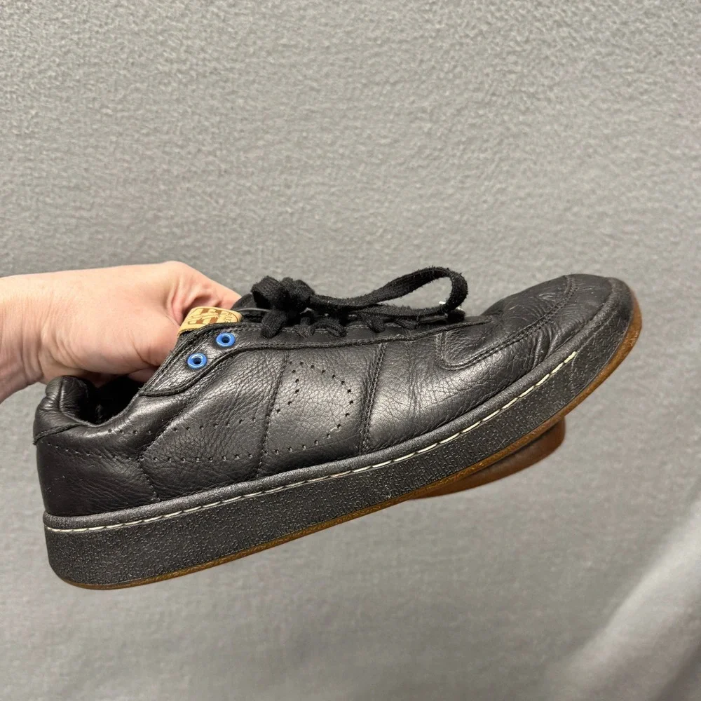 Nike Zoom Sneakers Mens 10.5 Supreme Court XV Black Leather Low Top 447843-003